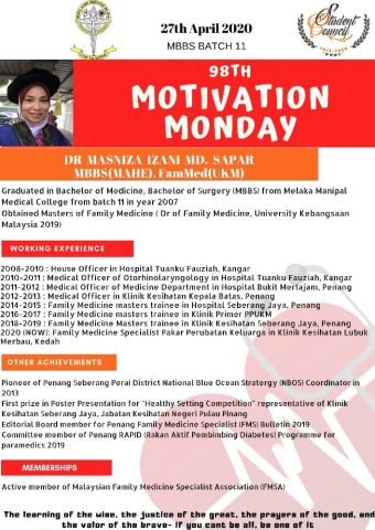 Dr Masniza Izani